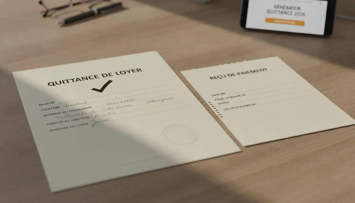 Quittance ou reçu : la distinction qui compte